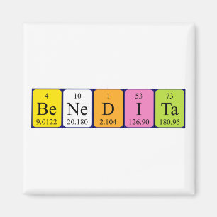 Benedita periodic table name magnet