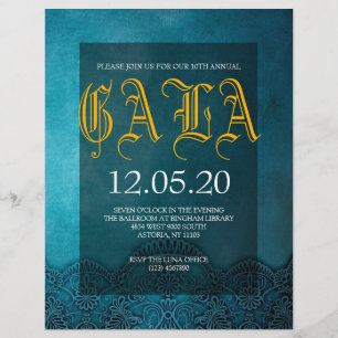 Benefit Gala New Years Party Flyer