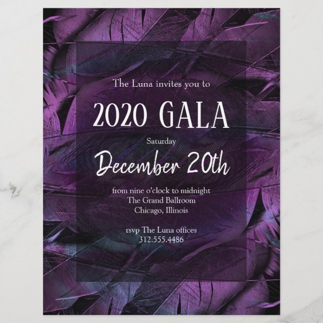 Benefit Gala New Years Party Flyer (Front)