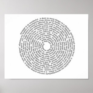 Benefits of Massage poster