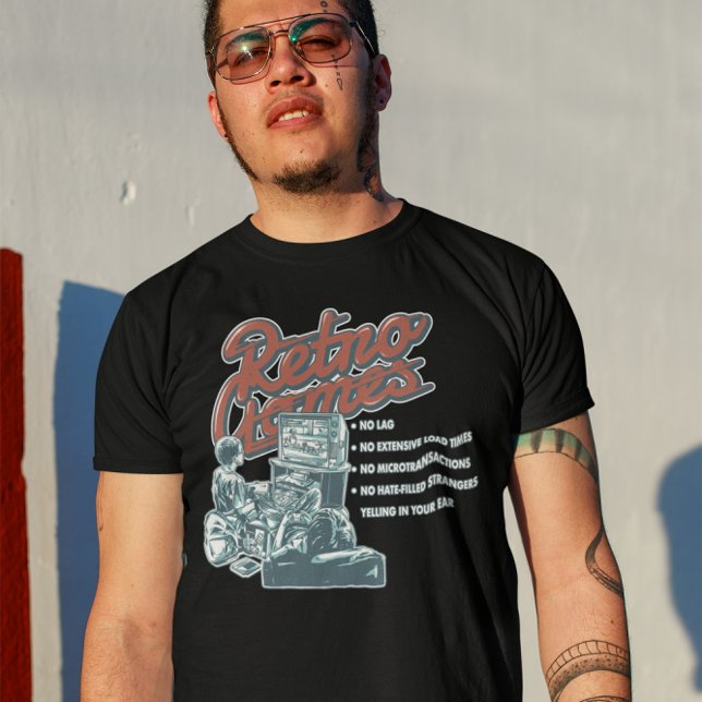 Benefits of Retro Gaming - Video Game T-Shirt (Creator Uploaded)