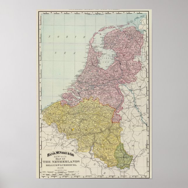 Benelux Countries Poster (Front)