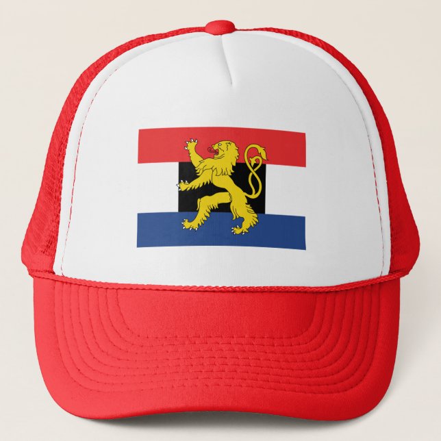 Benelux Flag (Red) Trucker Hat (Front)