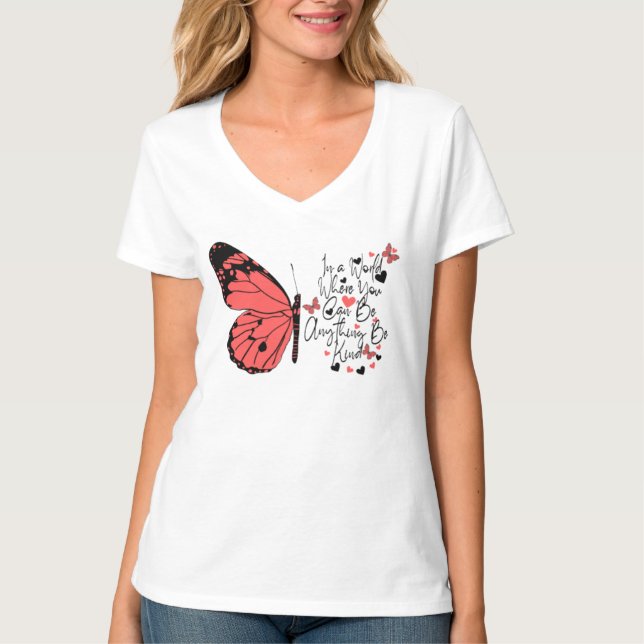 Benevolent Butterfly Kindness T-Shirt (Front)