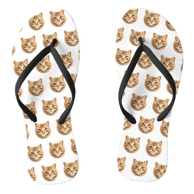 Bengal Cat 3D Inspired Jandals (Footbed)