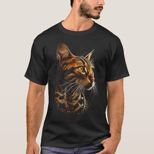 Bengal Cat  4 T-Shirt (Front)