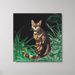 Bengal cat  canvas print