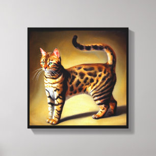 Bengal Cat Canvas Print