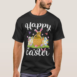 Bengal Cat Easter Egg Hunt Floral Bengal Cat Easte T-Shirt