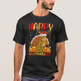 Bengal Cat  Happy Bengal Cat Hellothanksmas T-Shirt