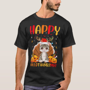 Bengal Cat   Happy Bengal Cat Hellothanksmas T-Shirt