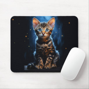 Bengal cat mouse pad