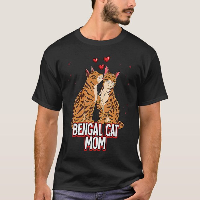 Bengal Cat Mum T-Shirt (Front)