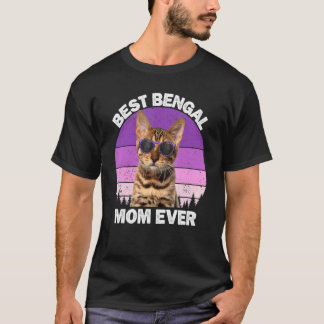 Bengal Cat Mum Vintage Bengal Cat   Owner Kitty Ki T-Shirt