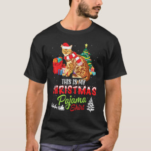 Bengal Cat Noel Costume Presents This Is My Christ T-Shirt