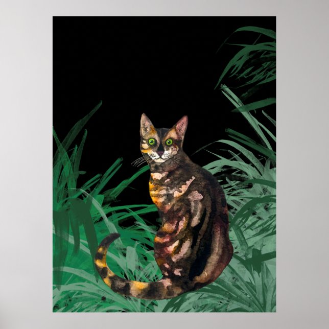 Bengal cat  poster (Front)