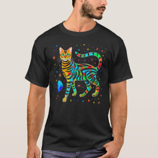 Bengal Cat Space T-Shirt
