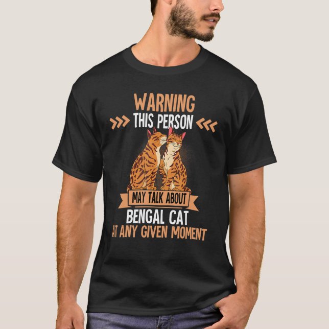 Bengal Cat T-Shirt (Front)