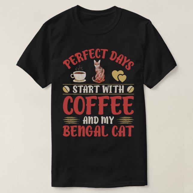Bengal Cat T-Shirt (Design Front)