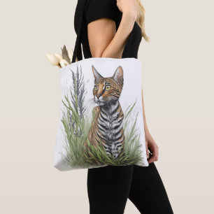 Bengal Cat Tote Bag