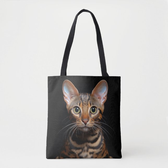 Bengal cat tote bag (Front)