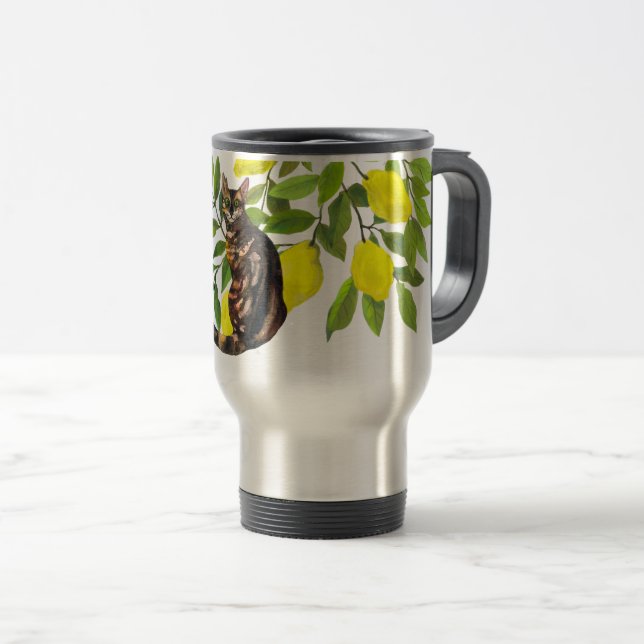 Bengal cat travel mug (Front Right)