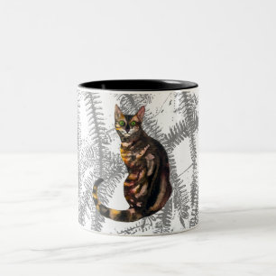 Bengal cat Two-Tone coffee mug