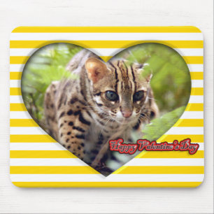 Bengal Cat Valentine Mousepad