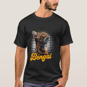 BENGAL CATS Bengal Cat Owner Retro Bengal Cat Love T-Shirt