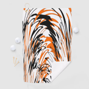 Bengal Colours Squiggly Lines Golf Towel