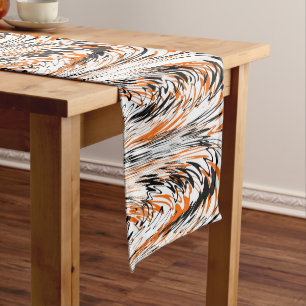 Bengal Colours Squiggly Lines Long Table Runner