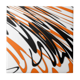 Bengal Colours Squiggly Lines Tile