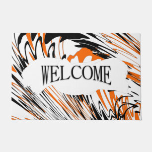 Bengal Colours Squiggly Lines Welcome Doormat