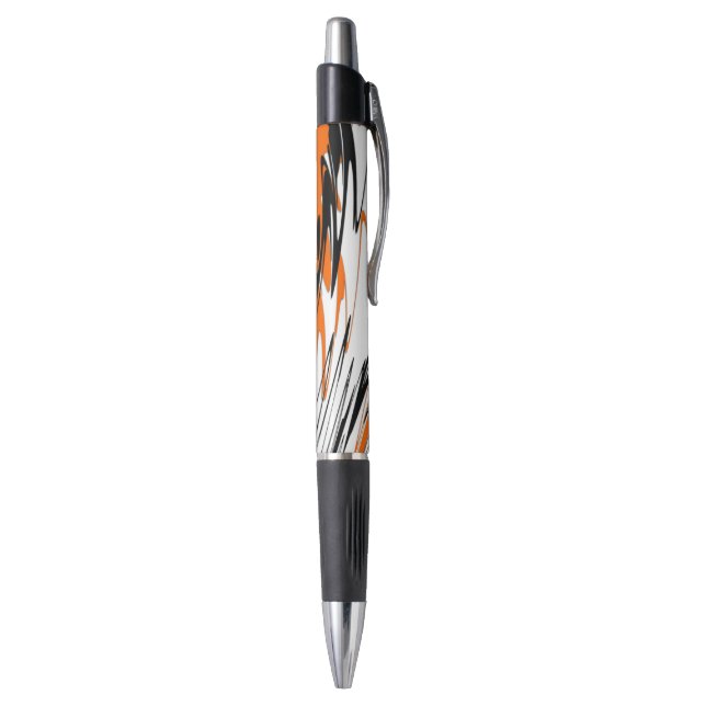 Bengal Colours Squiggly Orange and Black Lines (Bottom (Vertical))