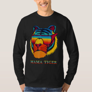 Bengal Cool Tiger Sunglasses Vintage Colourful Tig T-Shirt