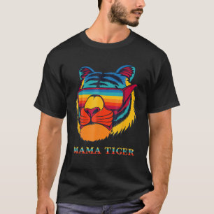 Bengal Cool Tiger Sunglasses Vintage Colourful Tig T-Shirt