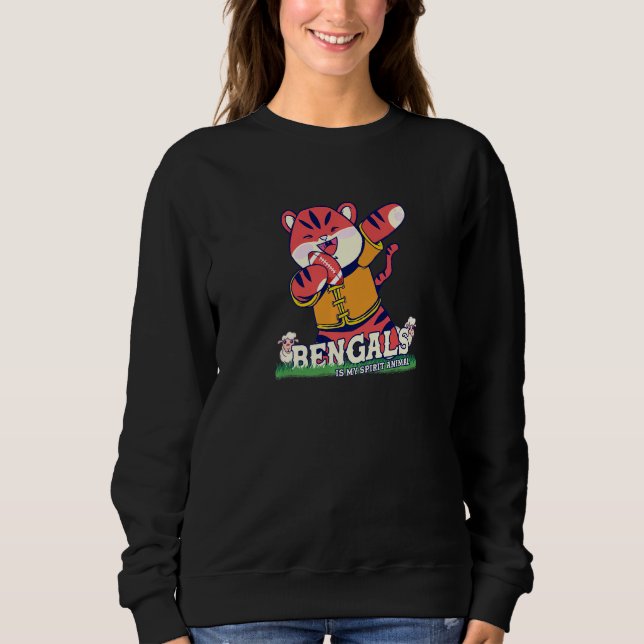Bengal Is My Spirit Animal For Kids Boys Girls Sweatshirt (Front)