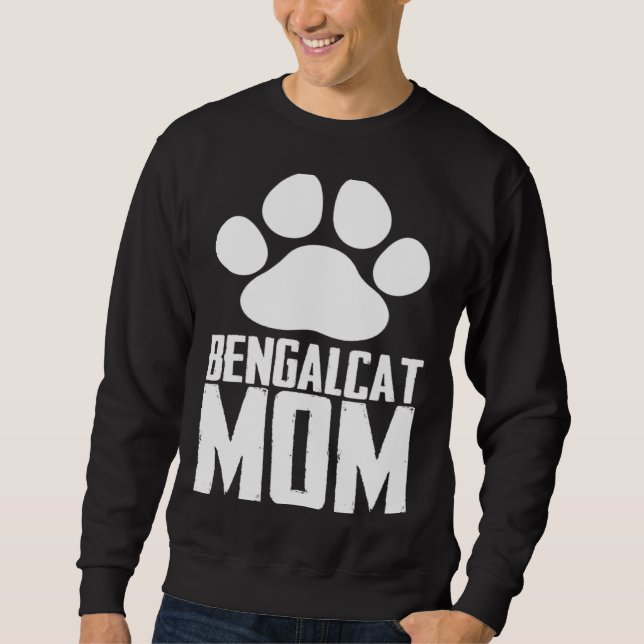 Bengal kitten  Bengal mom  Bengal dad  3 Sweatshirt (Front)