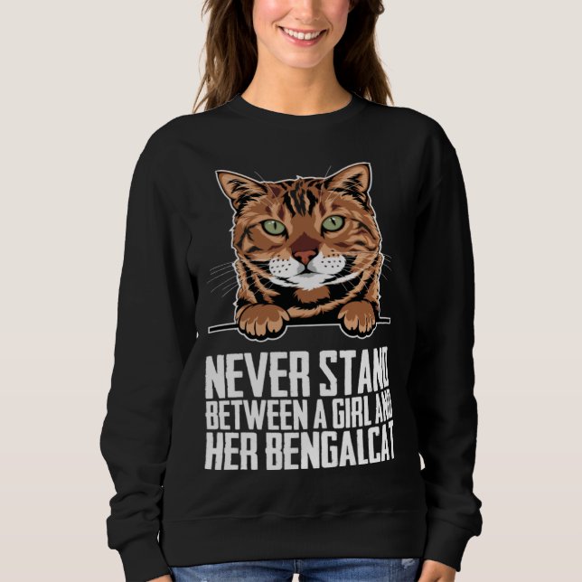 Bengal mom  Bengal kitten  Bengal  2 Sweatshirt (Front)
