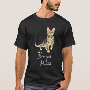 Bengal Mum Cat Mother Kitten T-Shirt