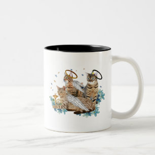 bengal  perfect angel Two-Tone coffee mug