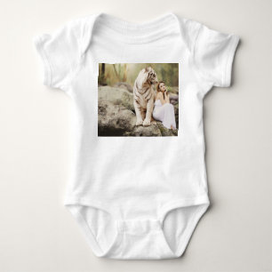 Bengal Tiger and Lady Baby Bodysuit
