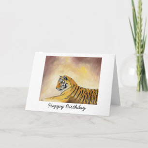 Bengal Tiger Birthday Card