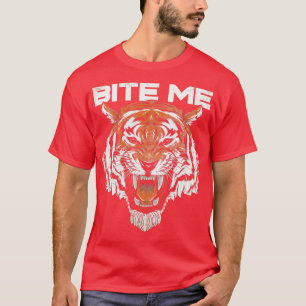Bengal Tiger Bite Me Vintage Retro 1 T-Shirt