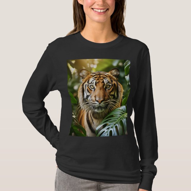 BENGAL TIGER BLACK T-SHIRT (Front)