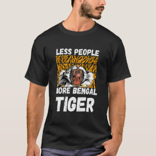 Bengal Tiger Less People Tiger Head Leopard Africa T-Shirt