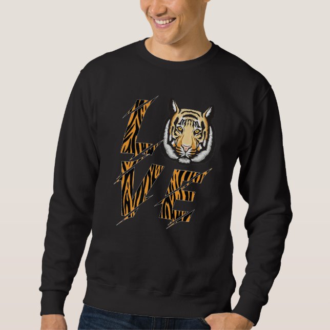 Bengal Tiger Love Sweatshirt (Front)