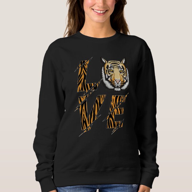 Bengal Tiger Love Sweatshirt (Front)