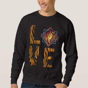 Bengal Tiger Lover Love African Safari Animal Wild Sweatshirt