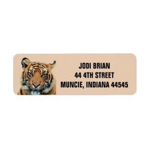 BENGAL TIGER Return Address Labels